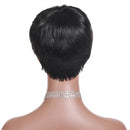 Bangs Non Lace Front Straight Human Hair Wig