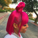 Glueless Short Human Hair Wigs With Bangs