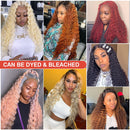 Human hair 13x4 Deep Wave Frontal Wig 180%