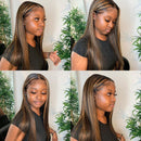 Brazilian Hair HD 13x1 Lace Front Ombre Wig