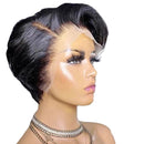 Short Bob Wig HD Lace Front Human Hair