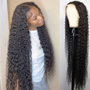 Brazilian Hair Loose Curly Water Wave Lace Front Wig