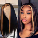 T Part Lace Closure human hair wig