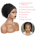 Glueless Headband  Brazilian Hair Water Wave Wigs