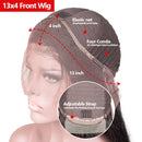 Hd Lace Frontal Transparent 13x4 Lace Human Hair Wigs 180%