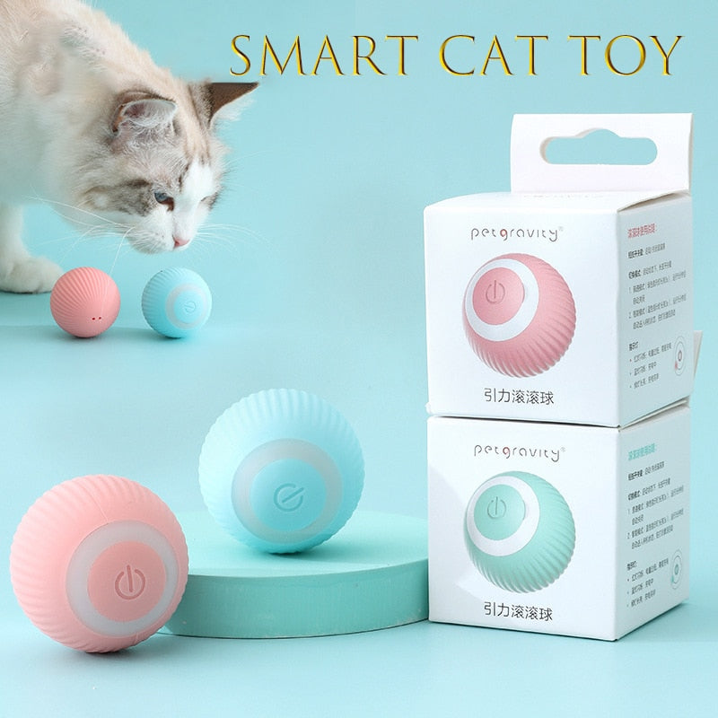 Automatic Rolling Ball Electric Cat Toys