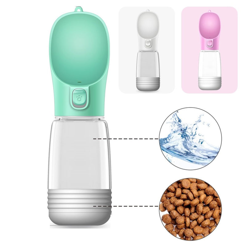 Portable  Bottle Food and Water Container For Pets