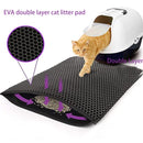 Waterproof Double Layer Pet Litter Box Mat
